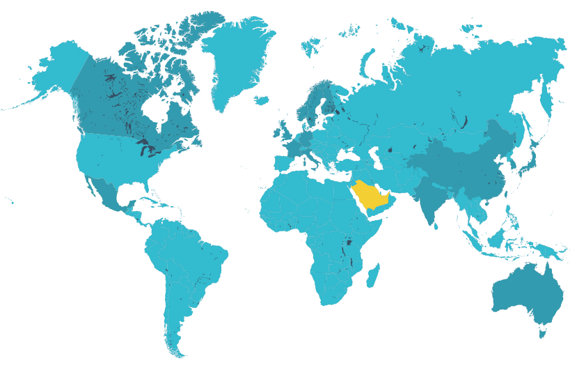 Middle East highlighted